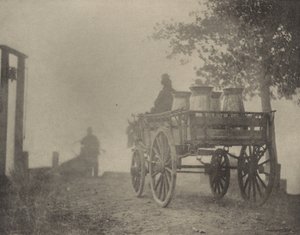 Au bac - un matin brumeux, 1890-1891, imprimé en 1893 (photo) - Peter Henry Emerson