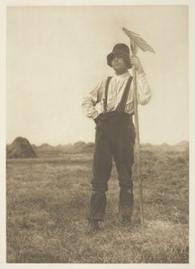 Faucheur avec un râteau (Norfolk) - Peter Henry Emerson