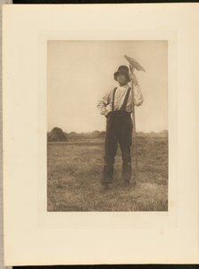 Faneuse avec râteau. [Norfolk.]
