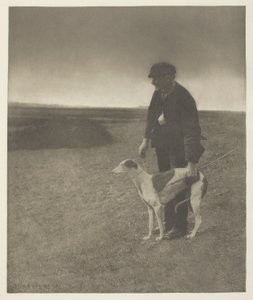 Le braconnier - Un lièvre en vue, (Suffolk) - Peter Henry Emerson