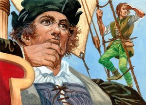 Christophe Colomb voyant le Nouveau Monde