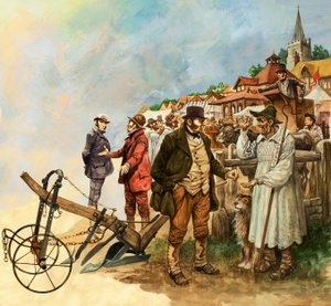 Marché et enchères des fermiers