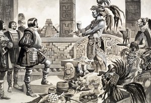 Hernando Cortes au Mexique