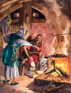 Le roi Alfred le Grand et les gâteaux