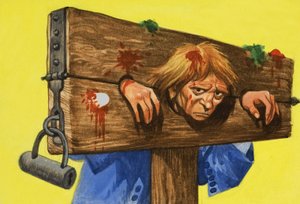 Entrée interdite : Verrouillé dans le pilori