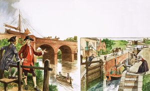 Il était une fois... Construire un pont pour que les bateaux traversent une rivière