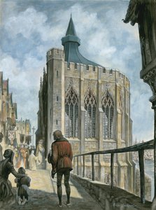 Reconstruction de la Chapelle de St Thomas sur le vieux Pont de Londres - Peter Jackson