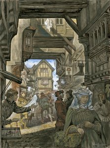 Shopping sur le vieux pont de Londres