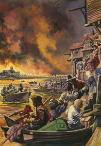 Le grand incendie de Londres 1666