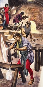 La fabrication du fer et du verre