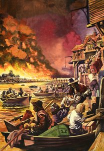 La Merveilleuse Histoire de la Grande-Bretagne : Le Grand Incendie de Londres
