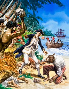 Le meurtre du capitaine Cook à Hawaï
