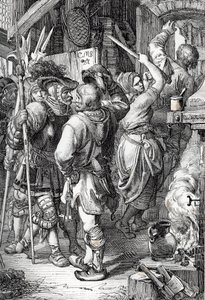 La fuite de Gustave I Vasa (futur roi de Suède) déguisé en paysan pour échapper au Danemark