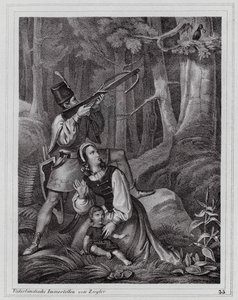 Matthias Corvin, le roi corbeau (gravure) - Peter Johann Nepomuk Geiger