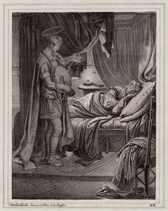 Vision de Valeria de Saint Florian (gravure)