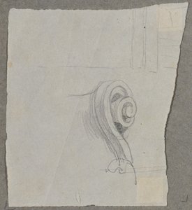 Fontaine dans le jardin de pêchers du Belvédère supérieur : détail - Peter Krafft