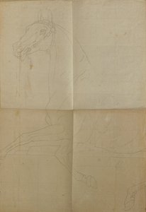 Dessin de contour pour "Rüdiger et Angelika - Peter Krafft