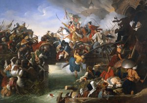 La charge de Zrínyi depuis la forteresse de Szigetvár