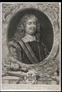 Edward Hyde, 1er comte de Clarendon (1609-74), gravé par M. Burg - Peter Lely