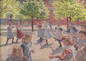 Enfants jouant, Enghave Square, 1907-08