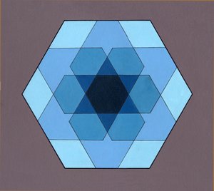 Hexagones superposés - Peter McClure