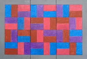 Triptyque carrelé, 20-20 - Peter McClure