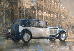 Lumières de Noël et Bentley 8 litres - Peter Miller