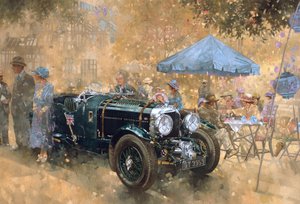 Fête de jardin avec la Bentley - Peter Miller