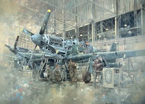 Mustang à Warton - Peter Miller