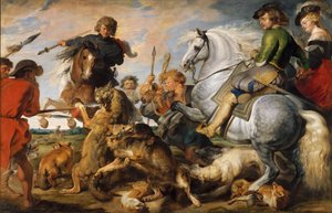 Chasse au loup et au renard