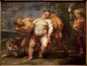 Silène ivre. Peinture de l