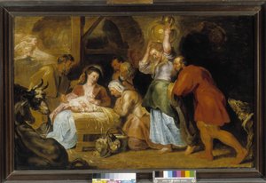 Adoration des bergers - Peter Paul Rubens