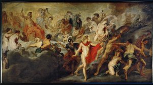 Conseil des dieux concernant les mariages espagnols - Peter Paul Rubens