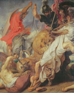 Détail de La Chasse au lion, 1621