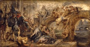 La prise de Paris par Henri IV.