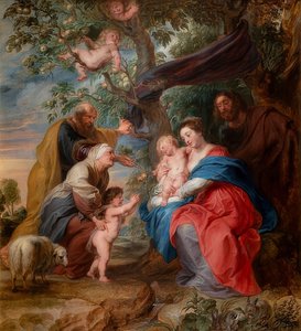 La Sainte Famille sous un pommier. Vers 1632