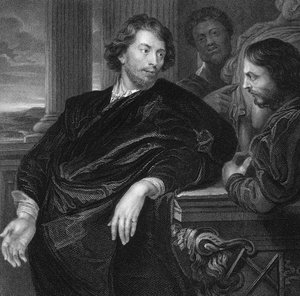 Autoportrait gravé de Sir Peter Paul Rubens (1577 - 1640)