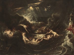 Héros et Léandre - Peter Paul Rubens