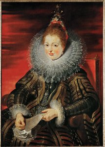 Infante Isabella Clara Eugenia, vers 1613-15 (huile sur bois) - Peter Paul Rubens