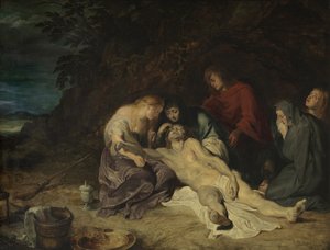 Lamentation sur le Christ mort avec Saint Jean et les Saintes Femmes - Peter Paul Rubens