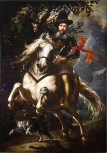 Portrait de Giò Carlo Doria à cheval