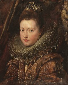 Portrait de la princesse Margherita Gonzaga, buste - un fragment - Peter Paul Rubens