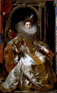 Portrait de la marquise Maria Serra Pallavicino