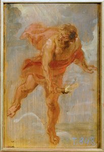 Prométhée avec le tison (peinture sur bois) - Peter Paul Rubens