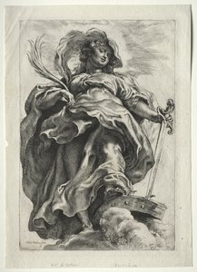 Sainte Catherine dans les nuages - Peter Paul Rubens