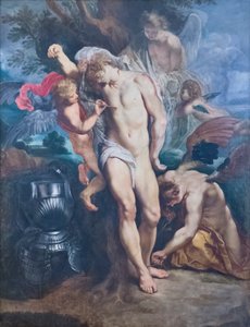 Saint Sébastien guéri par des anges