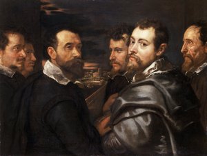Autoportrait dans un cercle d