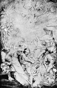 Esquisse du martyre de Saint Livinus, vers 1633, 1933