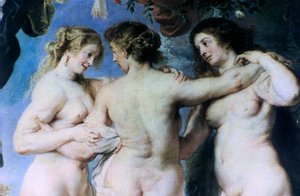 Les Trois Grâces (détail), vers 1636-1638
