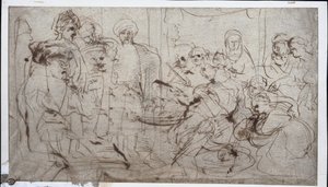 Tomyris avec la tête de Cyrus, vers 1637-1638